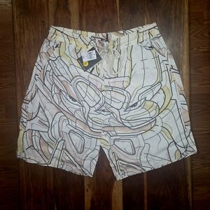 Tango Hotel/Abstrk Collab Stylish Abstract Print Men Shorts